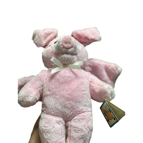 Holy Bears Penny the Pig Angel Plush Stuffed Animal Toy‎ Soft Pink Vintge Tag - Picture 4 of 5